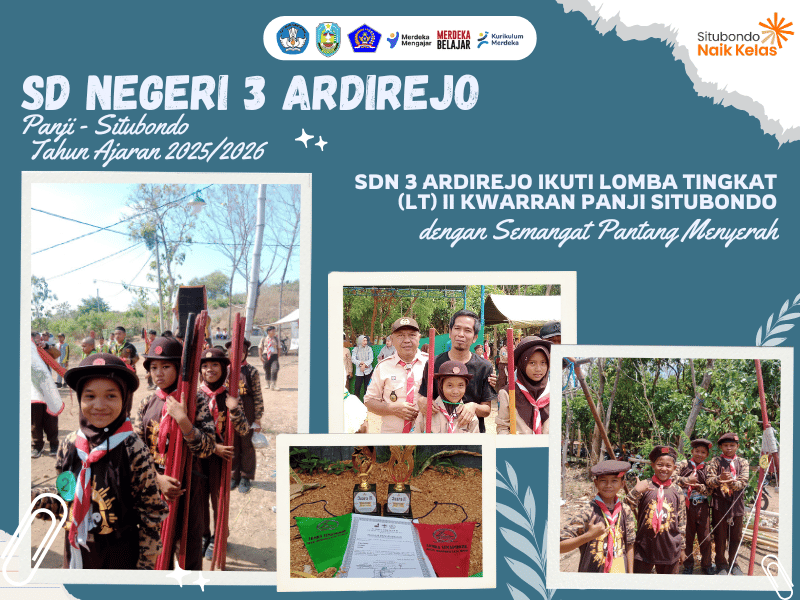 SDN 3 Ardirejo Ikuti Lomba Tingkat (LT) II Kwarran Panji Situbondo dengan Semangat Pantang Menyerah