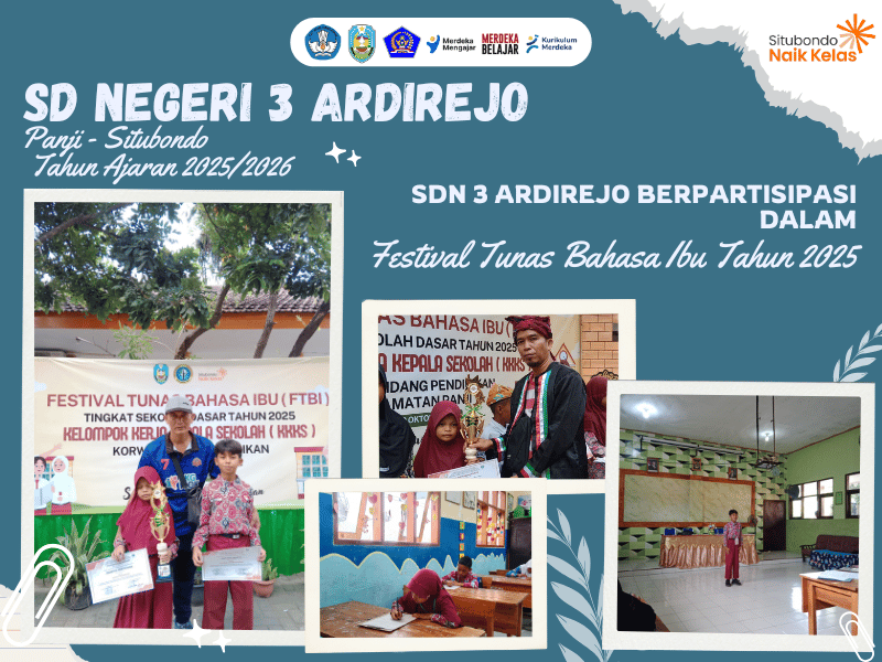 SDN 3 ARDIREJO BERPARTISIPASI DALAM FESTIVAL TUNAS BAHASA IBU TAHUN 2025
