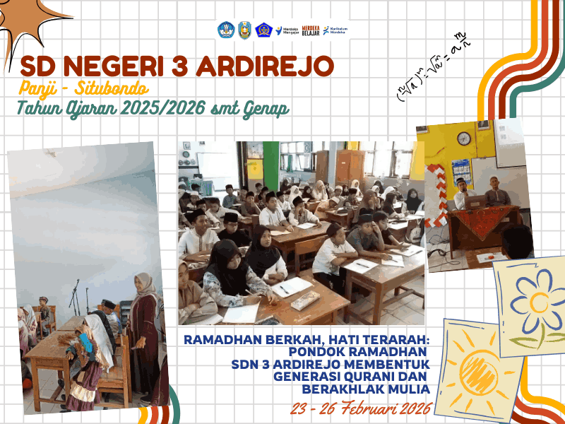 Ramadan Berkah, Hati Terarah: Pondok Ramadan SDN 3 Ardirejo Membentuk Generasi Qurani dan Berakhlak Mulia